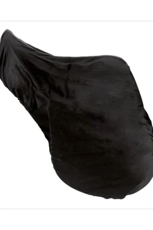 Seulement Aujourd'hui Housse de selle cheval coton noire Best-Rider