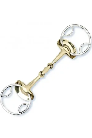 Nouvelle Collection Mors Golden Wings 4 en 1 Stubben Steeltec double brisure