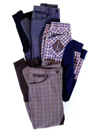 Réduction Euro-Star Pantalon femme Laura full check shinny