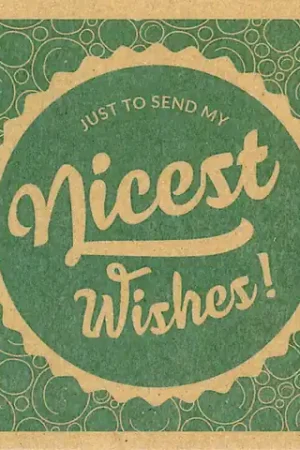 Vente Flash EquusVitalis Nicest Wishes - Carte Cadeau en Papier Recyclé Écologique, Nicest wishes! Bon d'achat