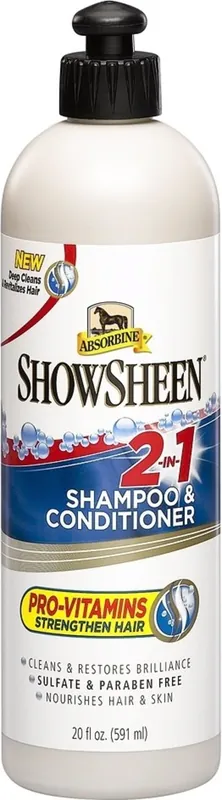 Absorbine ShowSheen 2in1 Shampoo & Conditioner, 591 ml Prix Promo