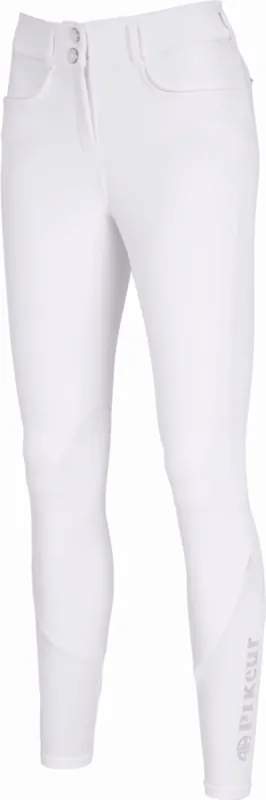 PIKEUR Pantalon d'Équitation CAMIE SD, White, 34 Commander Vite