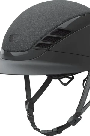 ABUS Pikeur AirLuxe SUPREME GLAM avec Visière Longue, Noir, L Jusqu'à Épuisement Des Stocks