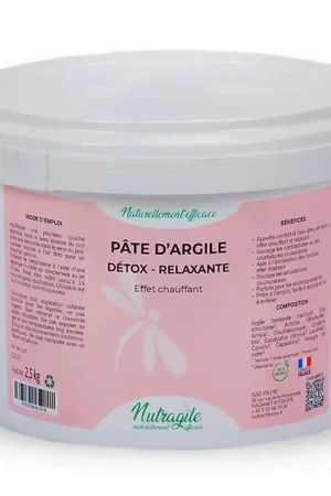 Top Vente Pâte d'Argile Détox Relaxante Chauffante Confort Bien-être | Nutragile