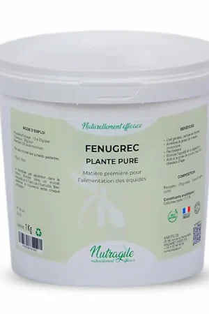 Fénugrec Prise de Masse & Vitalité Chevaux | Nutragile Remise