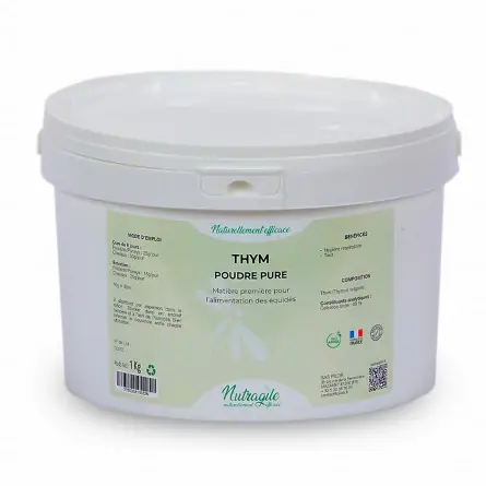 Satisfait Ou Remboursé Thym Poudre Hygiène Respiratoire & Soulagement Toux | Nutragile