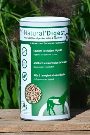 Natural’Digest Natural Innov – Complément Digestif Cheval pour Flore Intestinale et Récupération Meilleur Prix