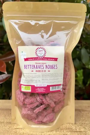 Offre Exclusive Crackers Cheval Betteraves Rouges – Happy Crackers – Biscuits Bio Sains et Gourmands