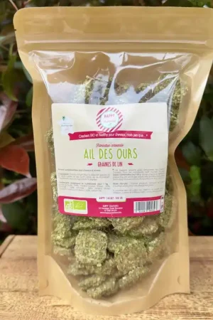 Crackers Cheval Ail des Ours – Happy Crackers – Biscuits Bio Détoxifiants et Sains Commander Maintenant