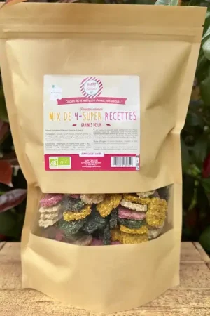 Crackers Cheval MIX 4 Recettes – Happy Crackers – Biscuits Bio Gourmands et Sains Commander Vite
