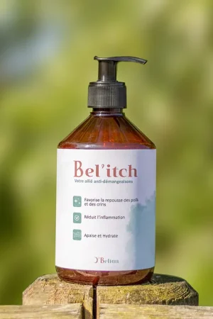 Bel’itch – Anti-démangeaison naturel pour chevaux | Soin apaisant & cicatrisant Offre Limitée