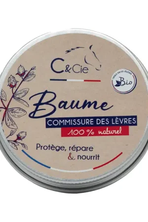 Baume Commissure des Lèvres C&cie – Soin Réparateur et Protecteur pour Chevaux Nouvelle Collection