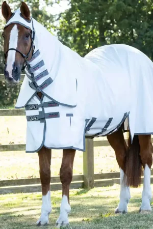 Couverture Anti-Mouches Premier Equine Sweet Itch Buster avec Protection Ventrale – Ultra-résistante et réfléchissante UV Retour Gratuit