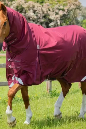 Authentique Couverture Buster Storm Classic 90g Imperméable Nylon Balistique 840D avec Couvre-Cou | Premier Equine