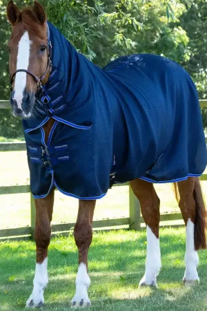 Bon Plan Couverture Séchante Combo Premier Equine Buster Waffle – Confort et Refroidissement Optimaux avec Couvre-Cou Intégré