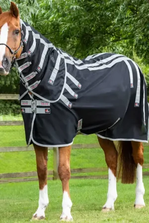 Paiement Sécurisé Couverture Magnétique Magni-Teque Premier Equine avec Couvre Cou – Thérapie par Aimants pour Chevaux