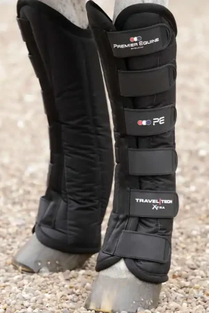 Marque Guêtres de Transport Travel-Tech Xtra Premier Equine – Protection Renforcée et Confort Optimal
