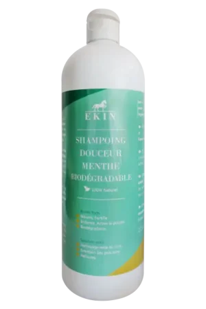 Shampoing Douceur Menthe Biodégradable EKIN – Soin Nettoyant Crins & Robe Bon Marché