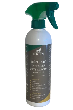 Spray d’Été Répulsif Insectes Waterproof Ekin – Protection Durable Contre Piqûres Certifié