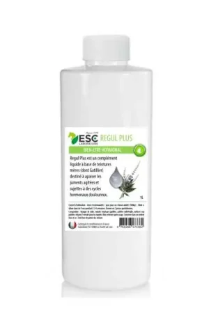 Regul Plus cheval – Gattilier, houblon et réglisse pour apaisement des ovaires sensibles – ESC Laboratoire Achat Immédiat