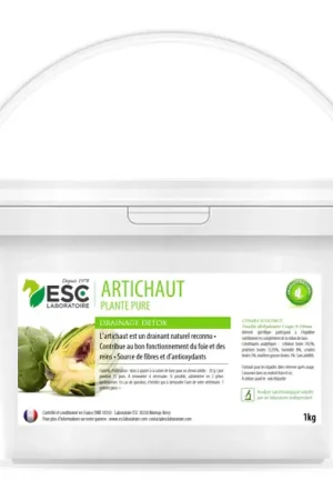Retour Gratuit Artichaut – Draineur Foie & Reins Cheval Naturel - ESC Laboratoire