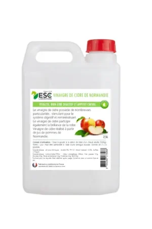 Vinaigre de Cidre Pur Normandie Cheval – Détox & Digestion - ESC Nouvel Arrivage