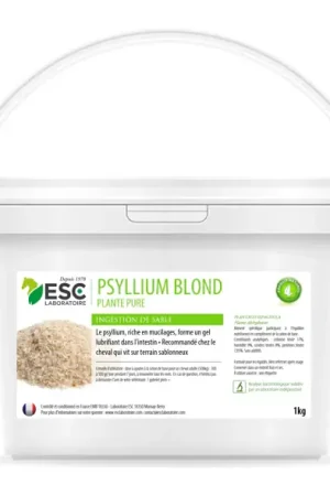 Produit De Marque Psyllium Blond Cheval – Transit & Anti-Sable Intestinal - ESC