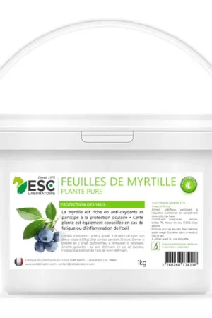 Promotion Saisonnière Feuilles Myrtille – Protection Yeux Cheval Naturel - ESC