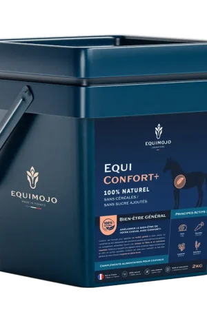Haute Qualité Equi-Confort+ – Complément naturel pour digestion et appétit du cheval - Equimojo