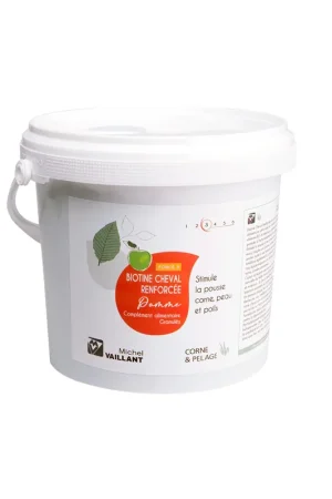 Haute Qualité Biotine Cheval Pomme Force 3 – Sabots & Santé Globale – Michel Vaillant