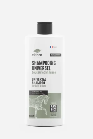 Shampoing universel cheval bio – Nettoyant doux au romarin & pin – Ekinat Populaire