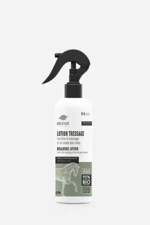 Lotion tressage cheval bio – Facilite tressage & tenue – Ekinat Commander Vite