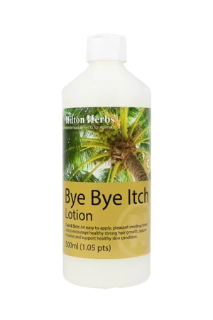 Bye Bye Itch Lotion - Crème apaisante contre démangeaisons pour chevaux - Hilton Herbs Achat Immédiat