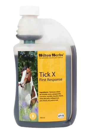 Tick X First Response – Soutien immunitaire du cheval contre les infections liées aux tiques - Hilton Herbs Achat Immédiat