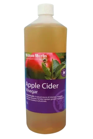 Promotion Vinaigre de cidre pour chevaux – Source naturelle de minéraux et oligoéléments - Hilton Herbs