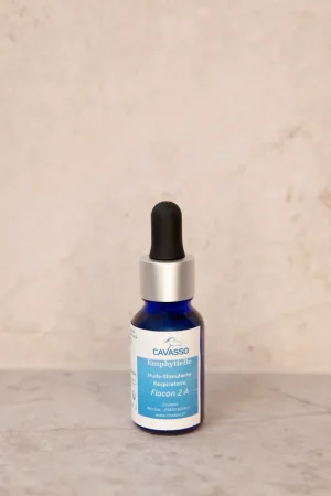 Certifié Emphytielle - Huile stimulante respiratoire pour chevaux - 2 flacons 15 ml - Cavasso