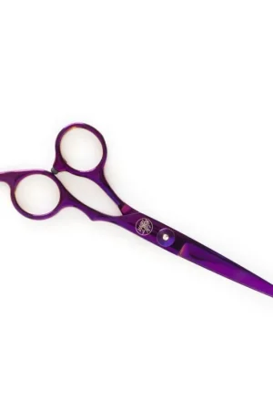 Vente Flash Ciseaux Droits pour Cheval Violet – Lames Tranchantes et Sécurisées | Hairy Pony
