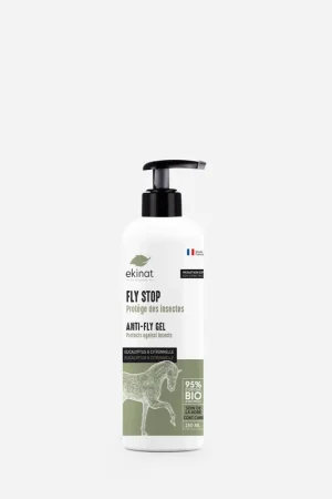 Fly Stop – Gel répulsif insectes naturel pour cheval | Ekinat Paiement Sécurisé