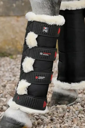 Guêtres de transport en laine Techno – Noir - Premier Equine Nouvelle Collection
