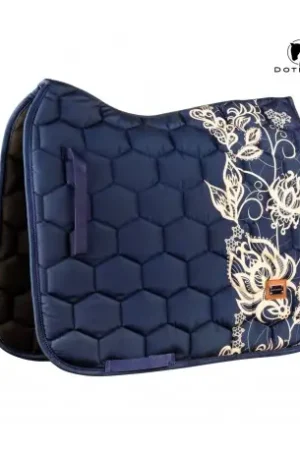 Prix Promo DotiBel NOVA Navy blue / beige lace