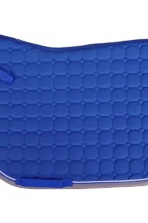 Retour Gratuit QHP Tapis de selle Florence Cobalt Blue