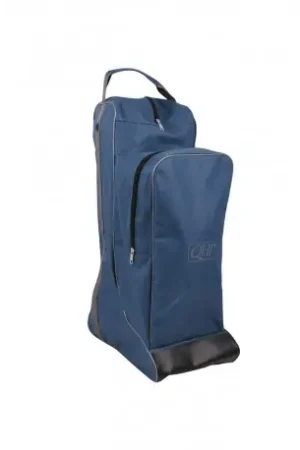 Acheter Direct QHP Sac à bottes et casque bleu/gris
