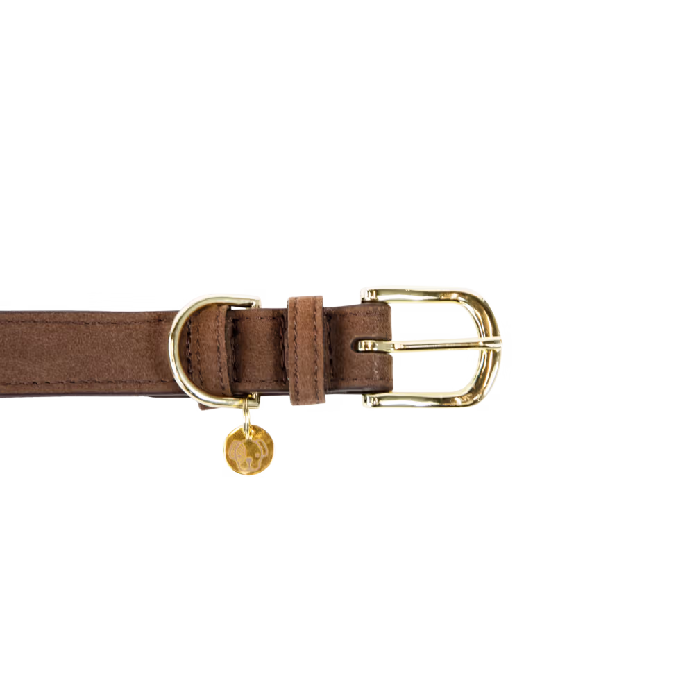 Collier pour chien Velvet Leather Réduction
