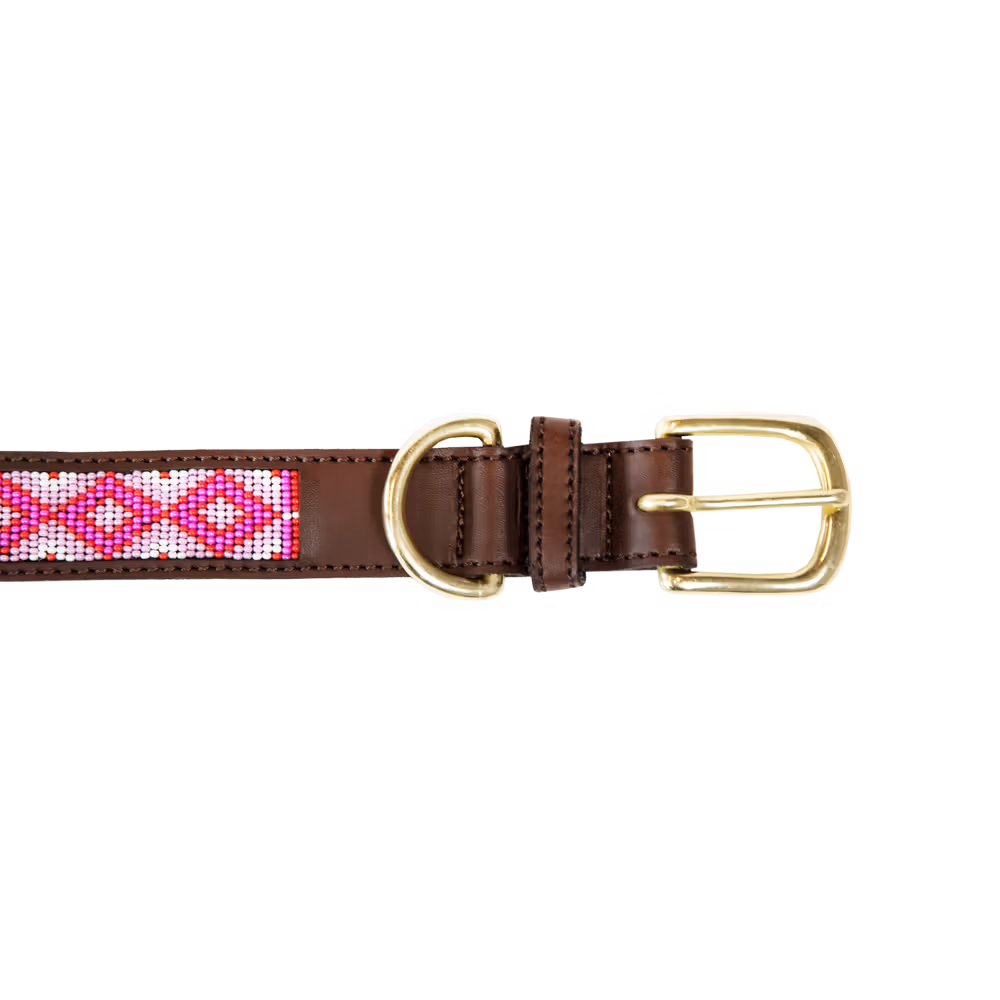 Meilleur Prix Collier pour chien en Perles faites-main