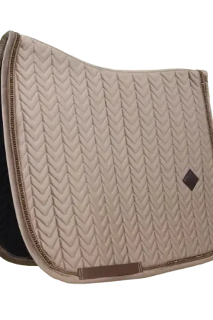 Tapis de selle Velvet Pearls dressage Haute Qualité