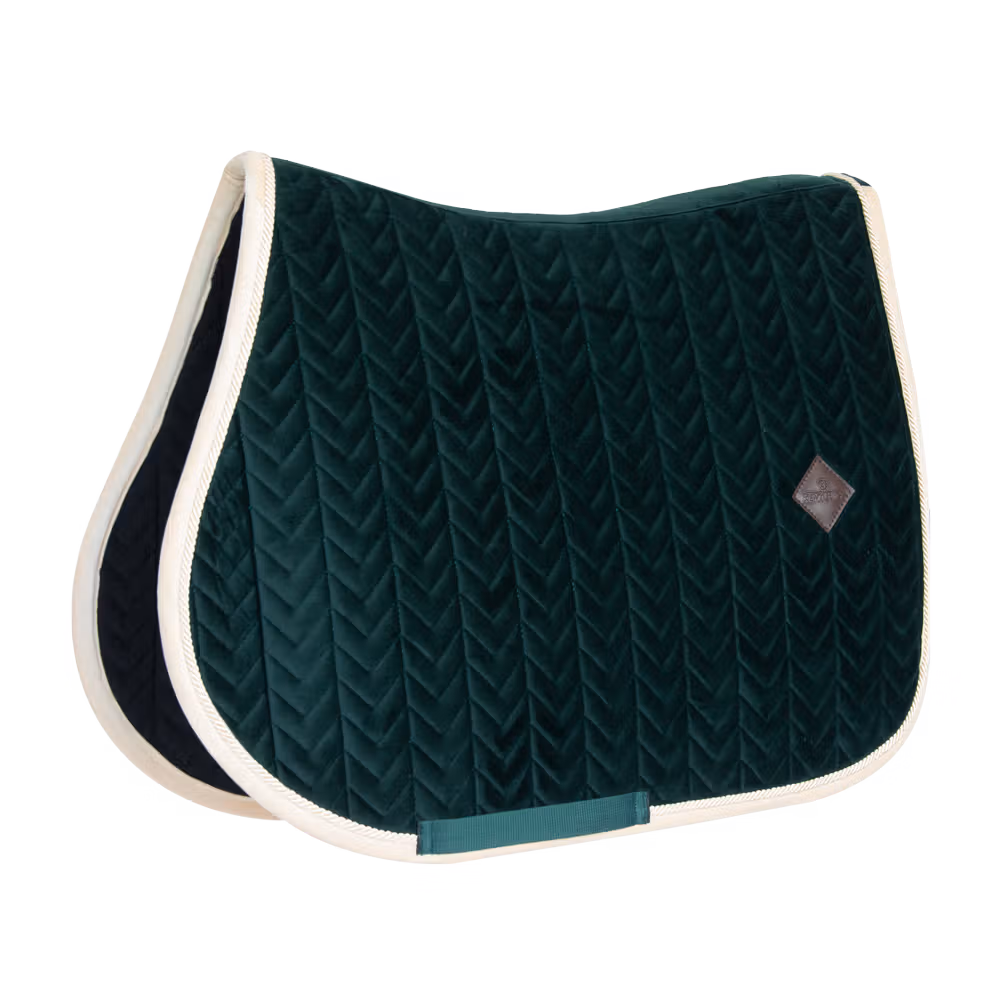Tapis de selle Velvet Contrast jumping Solde