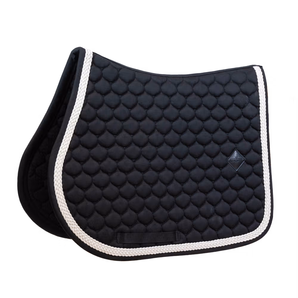 Commander Vite Tapis de Selle avec cordelette tressée Jumping