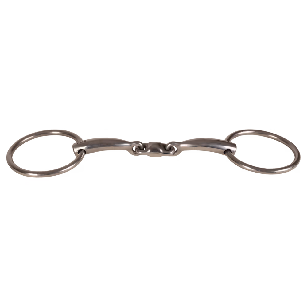 Petit Prix Mors à Anneaux Double Brisure Acier Inoxydable
