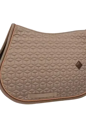 Tapis de selle Classic Beige obstacle personnalisé Prix Réduit