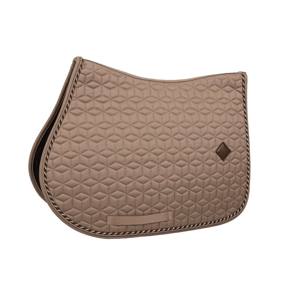Produit De Marque Tapis de selle Classic Beige Jumping une cordelette customisée